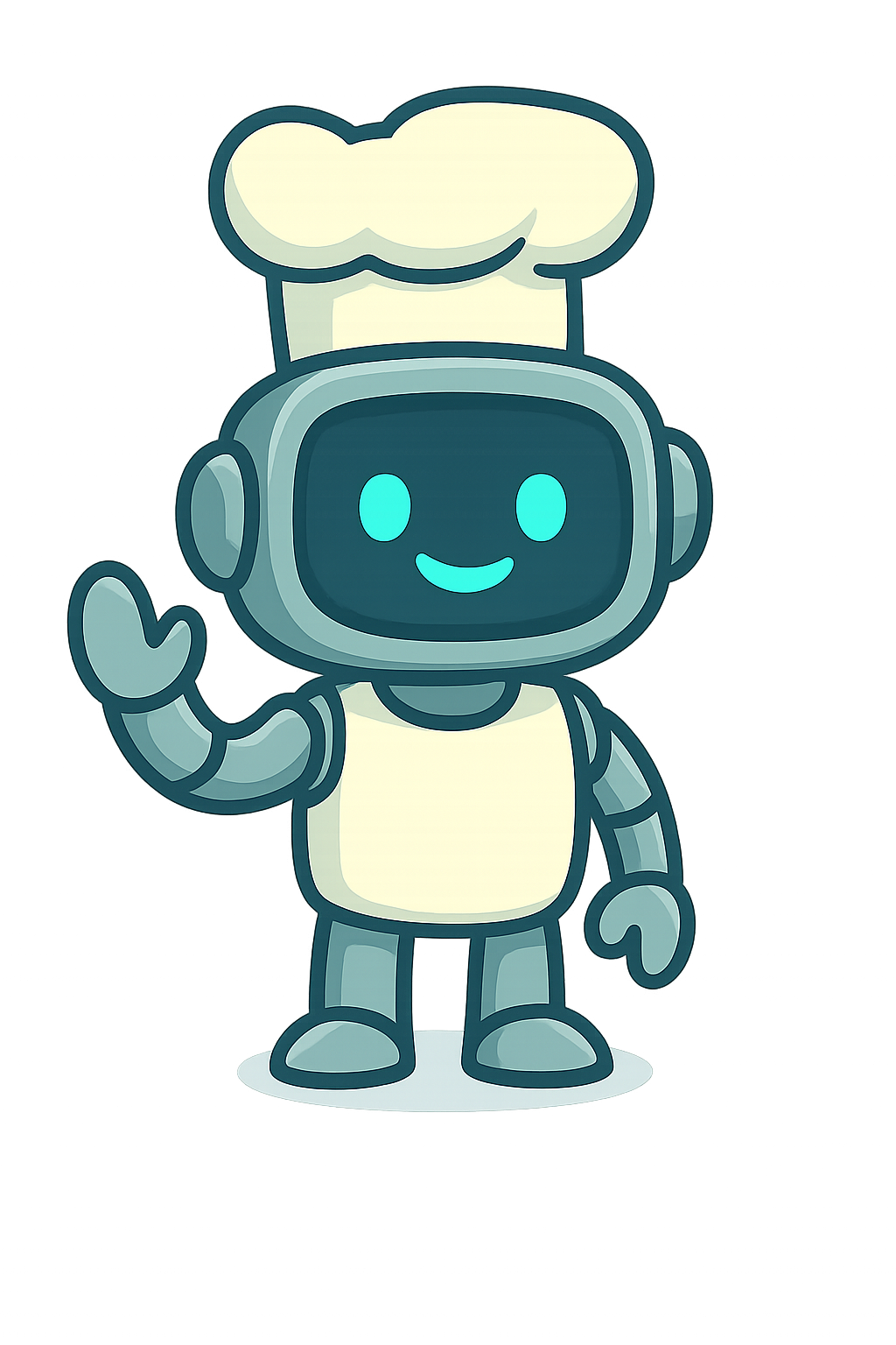 NomBot mascot hero image